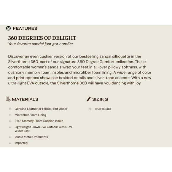 Minnetonka Women's Silverthorne 360 Sandals 9 Silver Comfort Padded Boho Casual - Picture 13 of 13